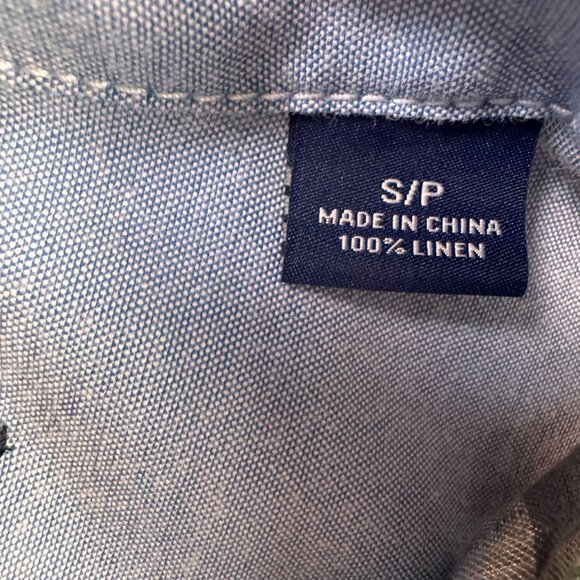 2/$18 SALE! Tommy Bahama Button Up Linen Shirt Mens Plaid Small Preppy Old Money - Picture 6 of 8